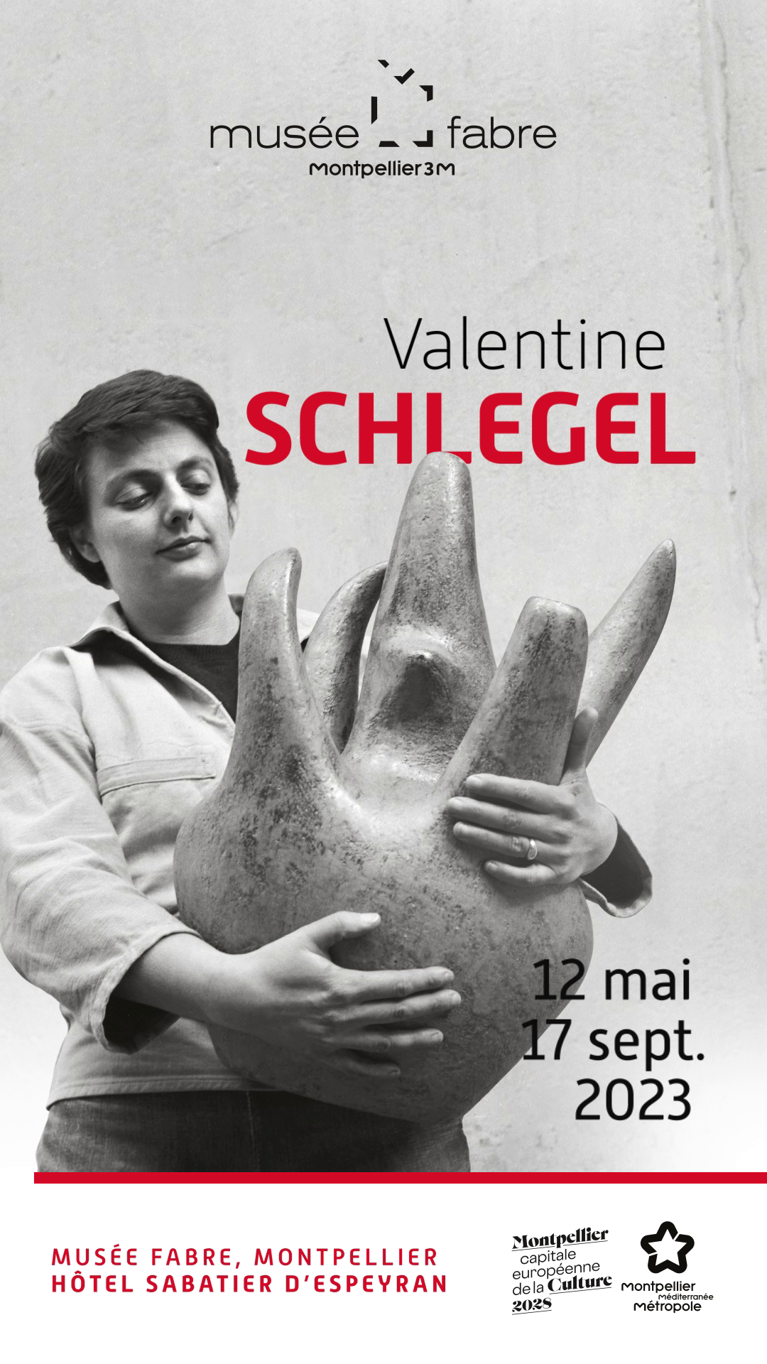 Affiche de l'exposition Valentine Schlegel